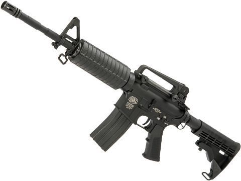 G&P Full Metal Advanced M4 Carbine AEG w/ LE Stock (Model: Black / Front Wired)