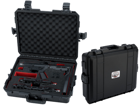 G&P Professional Locking Carrying Hard-Shell Case with Foam Insert for Transformer Compact Airsoft AEG