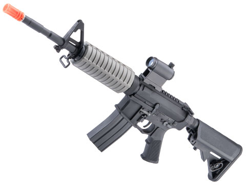 G&P AR-15 M4 Carbine Airsoft AEG Rifle w/ Billet Style Receiver and GATE ASTER MOSFET (Color: Foliage Green)