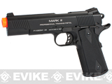 KWA Full Metal M1911 NS2 PTP Airsoft Gas Blowback - MKIII / Black