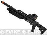 G&P M870 P.T.E. High Power Airsoft Shotgun (Model: Black / Entry RAS w/ Medium Barrel)