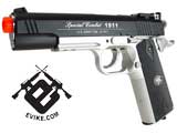WG Co2 Powered Special Combat 1911 Airsoft Gas Gun (Color: Two-Tone)
