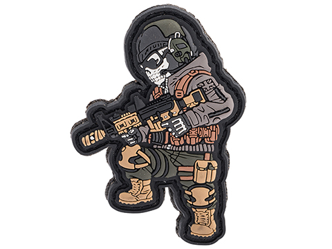 Griffon Industries Skull Soldier Operator PVC Patch