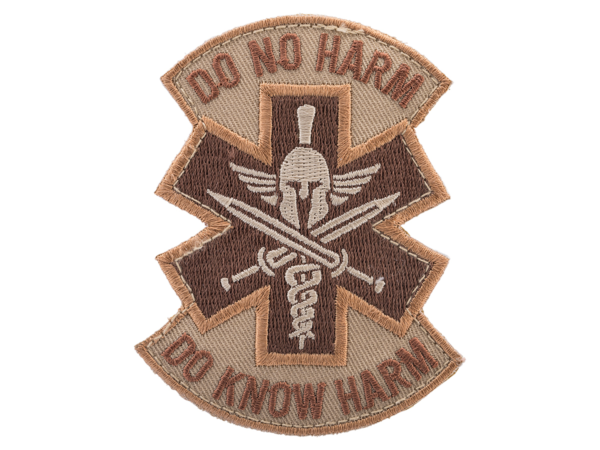 Griffon Industries Do No Harm Spartan Embroidered Patch 