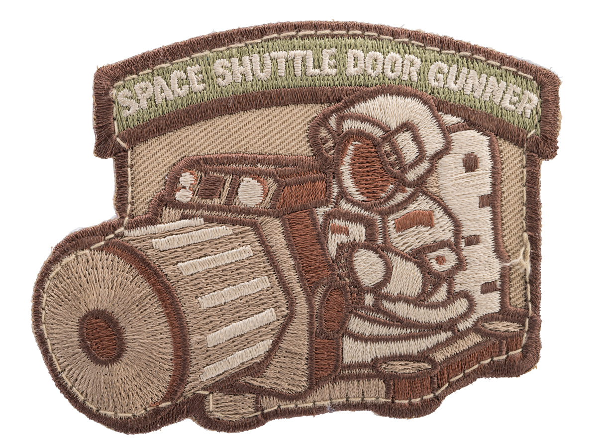 Griffon Industries Space Shuttle Door Gunner Embroidered Patch 