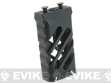 5KU Skeletonized CNC Machined Aluminum KeyMod Vertical Grip (Version: Type B / Short)