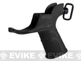 APS Hakkotsu Endurance Grip with Integrated Trigger Guard for M4 Series Airsoft AEG Rifles (Color: Black)