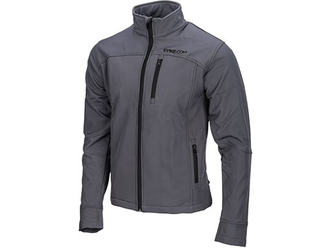 Evike Spectre Water-Resistant Softshell Jacket (Color: Gray / Small)
