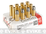 Gun Heaven Full Metal Brass Shells for WinGun / Dan Wesson 6mm Series Airsoft Co2 Revolvers - Set of 12