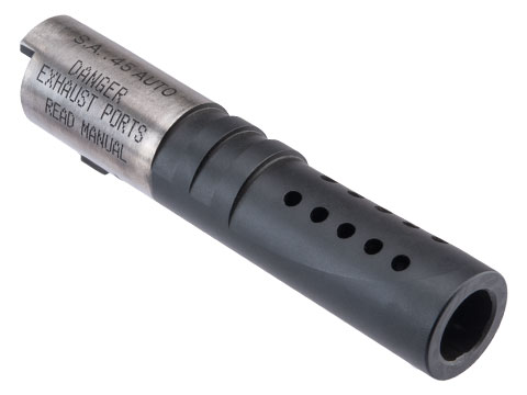 Guarder CNC Steel Outer Barrel for Tokyo Marui V10 Airsoft Gas Blowback Pistols (Color: Dual Tone)