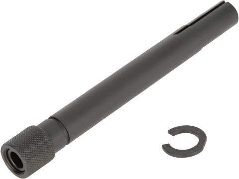 Guarder Steel Threaded Outer Barrel for Western Arms / KWC Mini UZI Gas Blowback Pistol