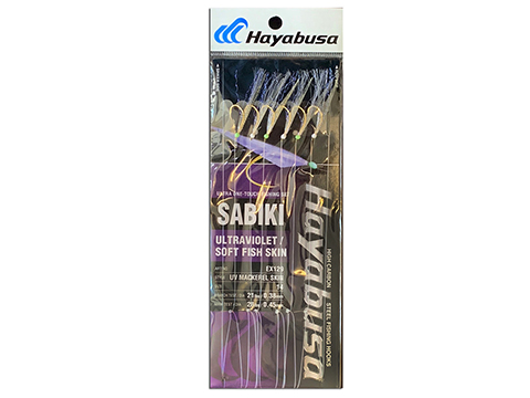 Hayabusa Ultraviolet Mackerel Fish Skin 6 Hook Sabiki Rig (Size: 10), MORE,  Fishing, Hooks & Weights -  Airsoft Superstore