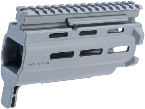 HB Industries Pakse Sapper 6.4 M-LOK Handguard For CZ Scorpion EVO 3 Pistols and Rifles (Color: Grey)