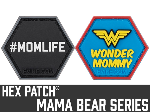 Operator Profile PVC Hex Patch Mama Bear Series (Style: Mom Life)