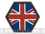 Operator Profile PVC Hex Patch Flag Series (Model: United Kingdom)