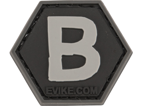 Operator Profile PVC Hex Patch - Alphabet Series (Model: B)