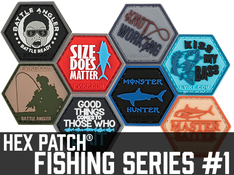 Operator Profile PVC Hex Patch Fishing Series 1 (Style: Size Does Matter)