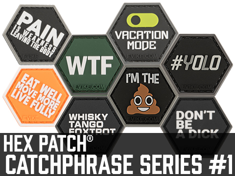 Operator Profile PVC Hex Patch Catchphrase Series 1 (Style: I Got Your Back)