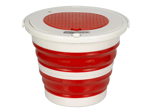 HK Army Gel Strike Ammo Tub for Gel Blaster Water Balls (Color: Red)