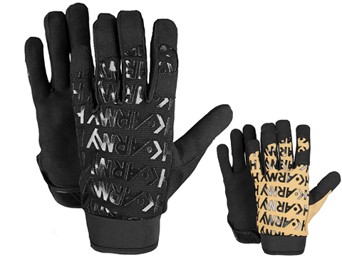 HK Army HSTL Series Full Fingered Gloves (Color: Black /  Small)