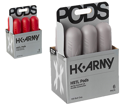 HK Army HSTL 150 Round Paintball Pod 6 Pack 