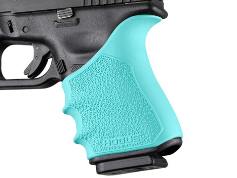 Hogue HandAll Beavertail Handgun Grip Sleeve (Color: Aqua / GLOCK 19 Gen 3 & 4)