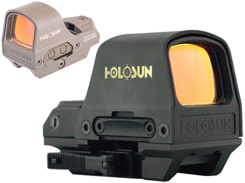 HOLOSUN HS510C Solar / Battery Powered Open Reflex Sight w/ Dual Reticles (Color: Black)