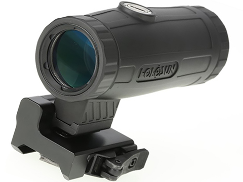 HOLOSUN HM3X 3x Magnifier for Red Dot Optics w/ Flip to Side QD Mount 