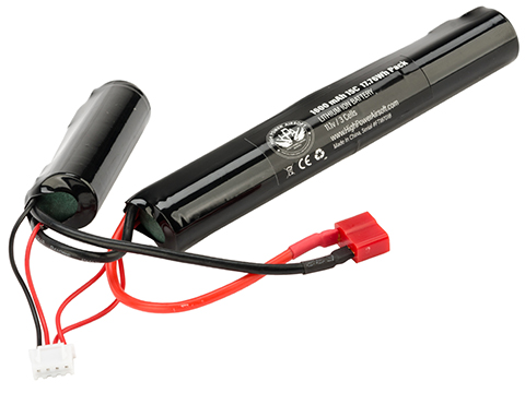 High Powered Airsoft 11.1v 1600mAh 15C Nunchuck Type Li-Ion Battery (Connector: Standard Deans)