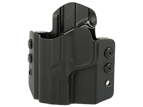 High Speed Gear Inc OWB Kydex Holster for S&W M&P Pistols (Model: M&P Compact 9mm and 40 cal / Left Hand / Black)