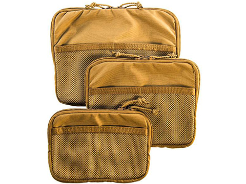 HSGI Velcro Mounted Mesh Utility Pouch  (Color: Coyote Brown / Small)