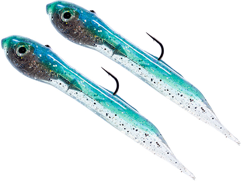 Hook Up Baits Handcrafted Soft Fishing Jigs (Color: Mint / 4 / 3