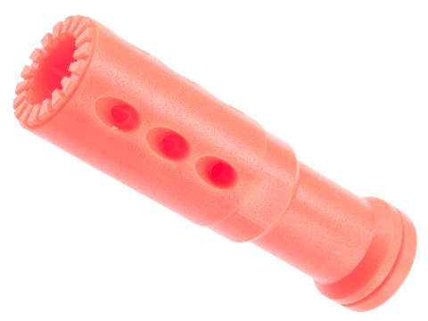 ICS MX5 MRS Style Plastic Red Muzzle Brake for Airsoft AEG Rifles