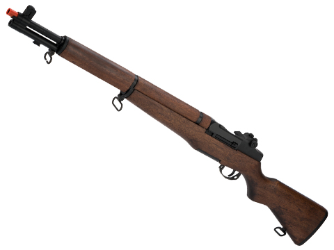ICS M1 Garand Full Size Airsoft AEG Rifle with Real Wood Stock (Model: Standard)