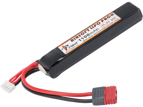 Intellect iPower 11.1v 1000mah 20c Airsoft Buffer Tube LiPo Battery Pack (Configuration: Deans)