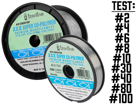 Izorline XXX Super Co-Polymer Premium Monofilament Fishing Line 