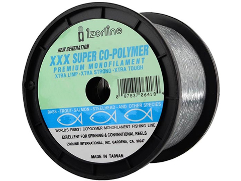 Izorline XXX Super Co-Polymer Premium Monofilament Fishing Line (Color: Smoke / 100lb / 1200yd)