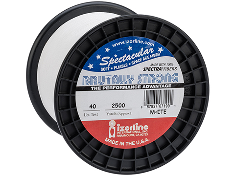 Izorline Brutally Strong Spectra Braided Fishing Line (Model: 30lb / Multicolor / 2500 Yards)