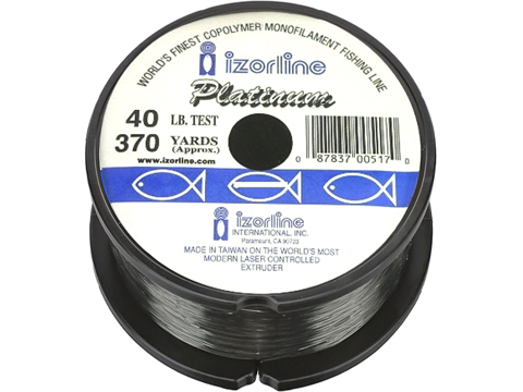 Izorline Platinum Co-Polymer Mono Line (Test: 40Lb Green / 370 Yards)