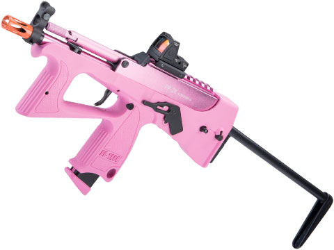 Modify PP-2K Gas Blowback Airsoft SMG (Model: Green Gas / Pink)