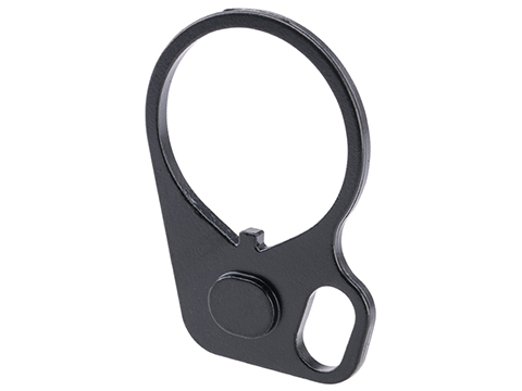 JE Machine Single Loop End Plate Right Hand Sling Mount Adapter (Color: Black)