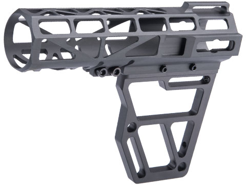 Black Anodized Aluminum Skeletonized Pistol Brace Stabilizer – Texas  Precision Optics Inc