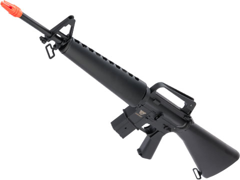 Well MR733 M16 Airsoft Gun Rifle with Red Dot & Flashlight-1