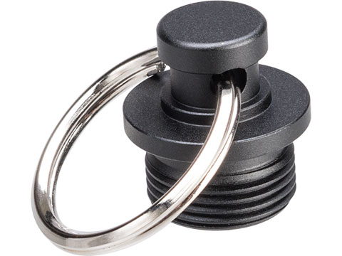 Matrix PLUG Muzzle Protection Barrel Plug and Keychain (Threads: 14mm Negative / Black)