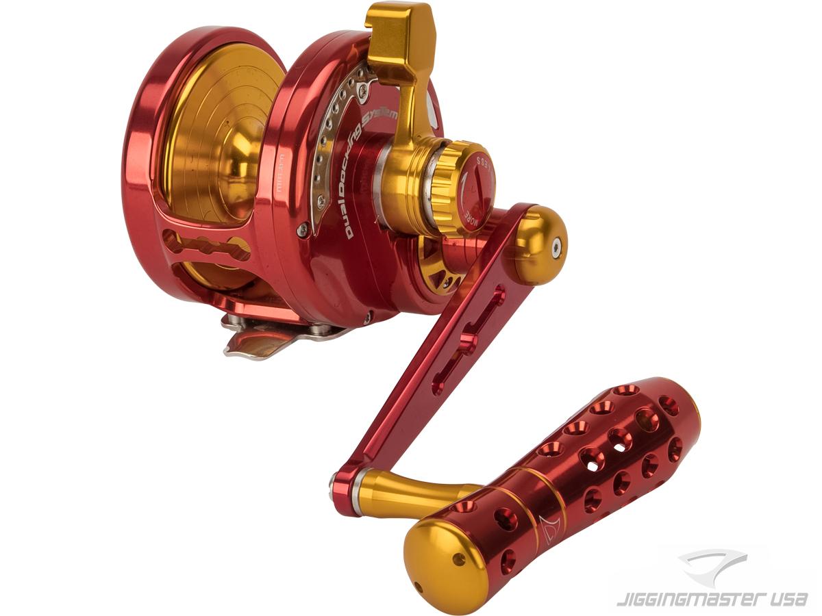 Jigging Master Power Spell Fishing Reel (Color: Red-Gold / PE7 / Right Hand)