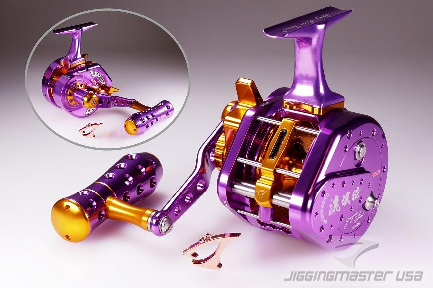 Jigging Master UnderHead Reel (Color: Purple-Gold / PE5N / Right Hand)