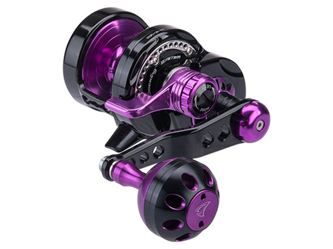 Jigging Master Monster Game High Speed Fishing Reel (Color: Black-Purple / PE2 / Right Hand)