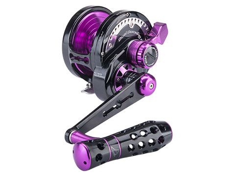 Jigging Master Monster Game High Speed Fishing Reel (Color: Black-Purple / PE7 / Left Hand)