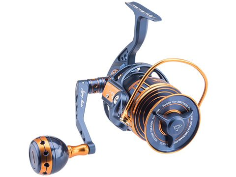 Jigging Master Monster Game Spinning Fishing Reel w/ Round Knob (Model:  8000H-18000S / Blue-Gold), MORE, Fishing, Reels -  Airsoft  Superstore