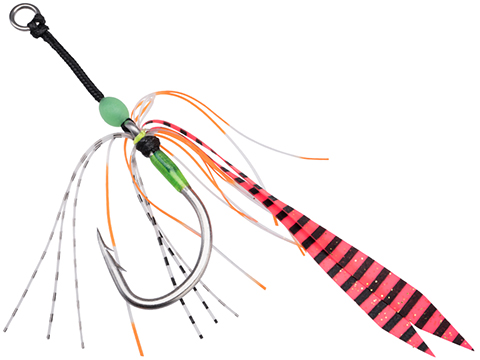 Jigging Master Super Monster Hook with Flasher Skirt 